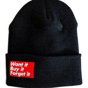 Barbara Kruger X Volcom Beanie
